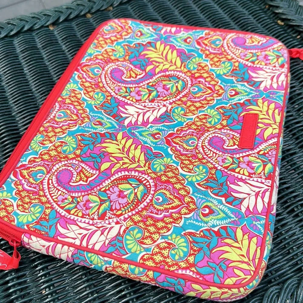 Vera Bradley Laptop computer case sleeve Paisley in Paradise